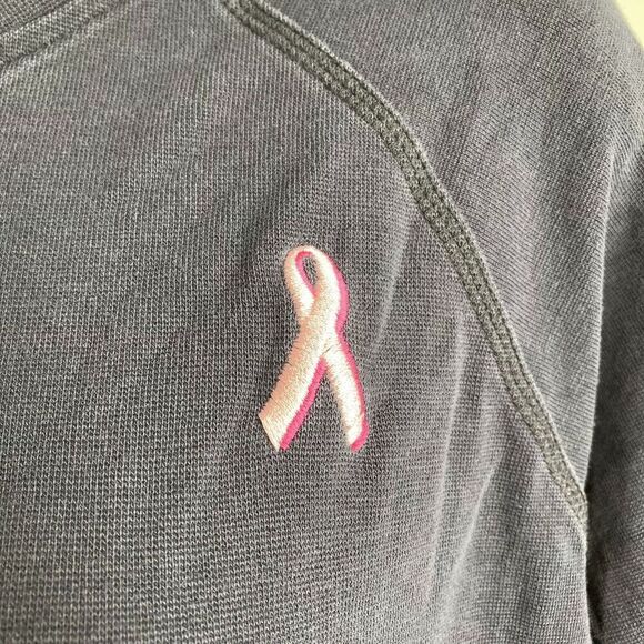 Coldwater Creek x Susan Komen Womens Pink Ribbon Full Zip Warm Up Jacket Size L - Picture 6 of 12